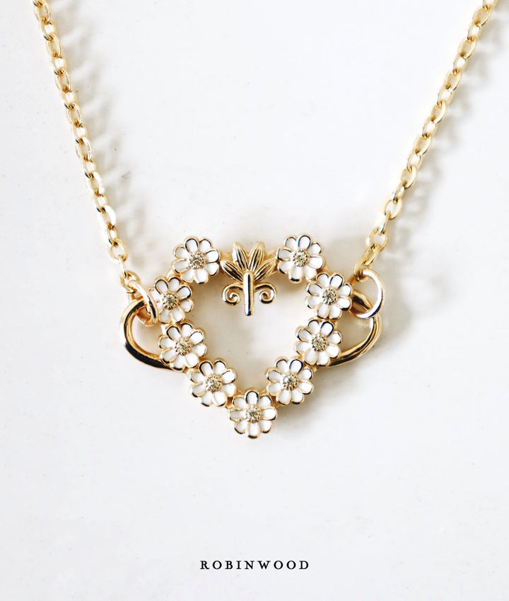 LIMITED DAISY COLLECTION'S : LUCKY DAISY SIGNATURE NECKLACE, ROBINWOOD MASTERPIECES