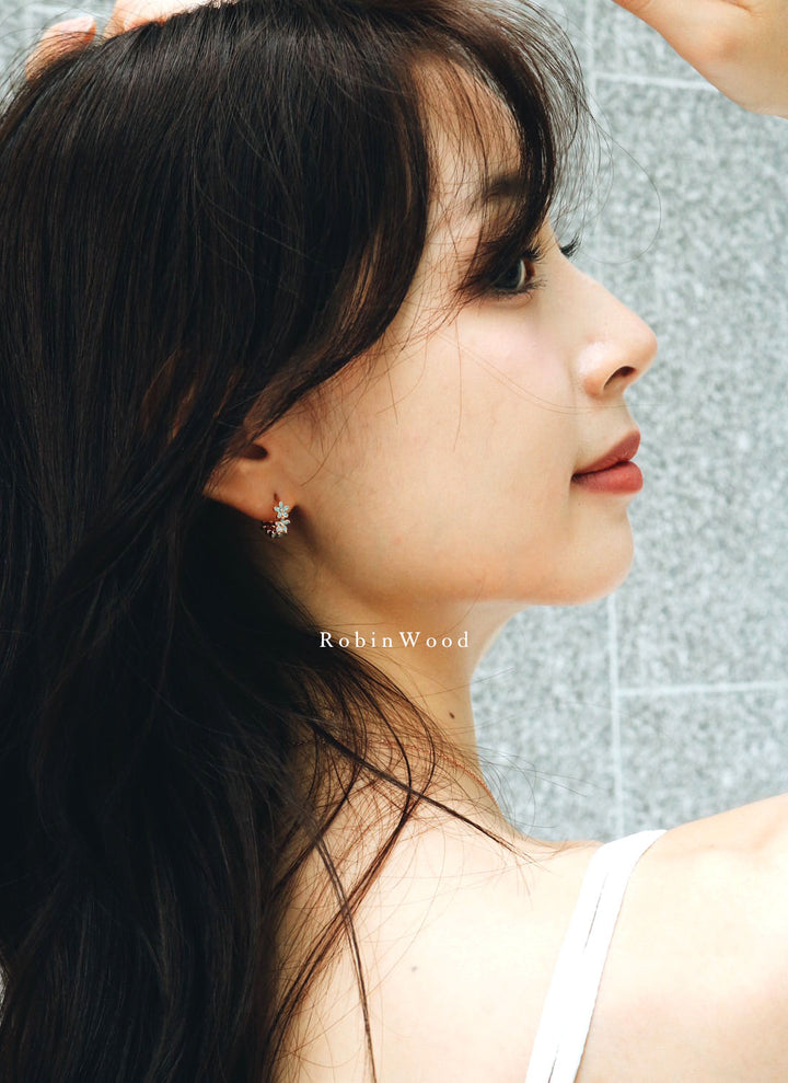 Limited Collection's " Winter Forget Me Not Earrings ", Robinwood, Masterpieces