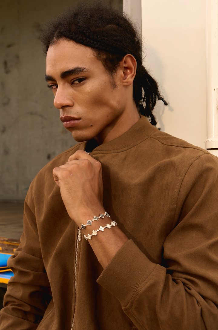 Limited Collection's " Fleur-De-Lis Clover Signature Bracelet, RobinWood