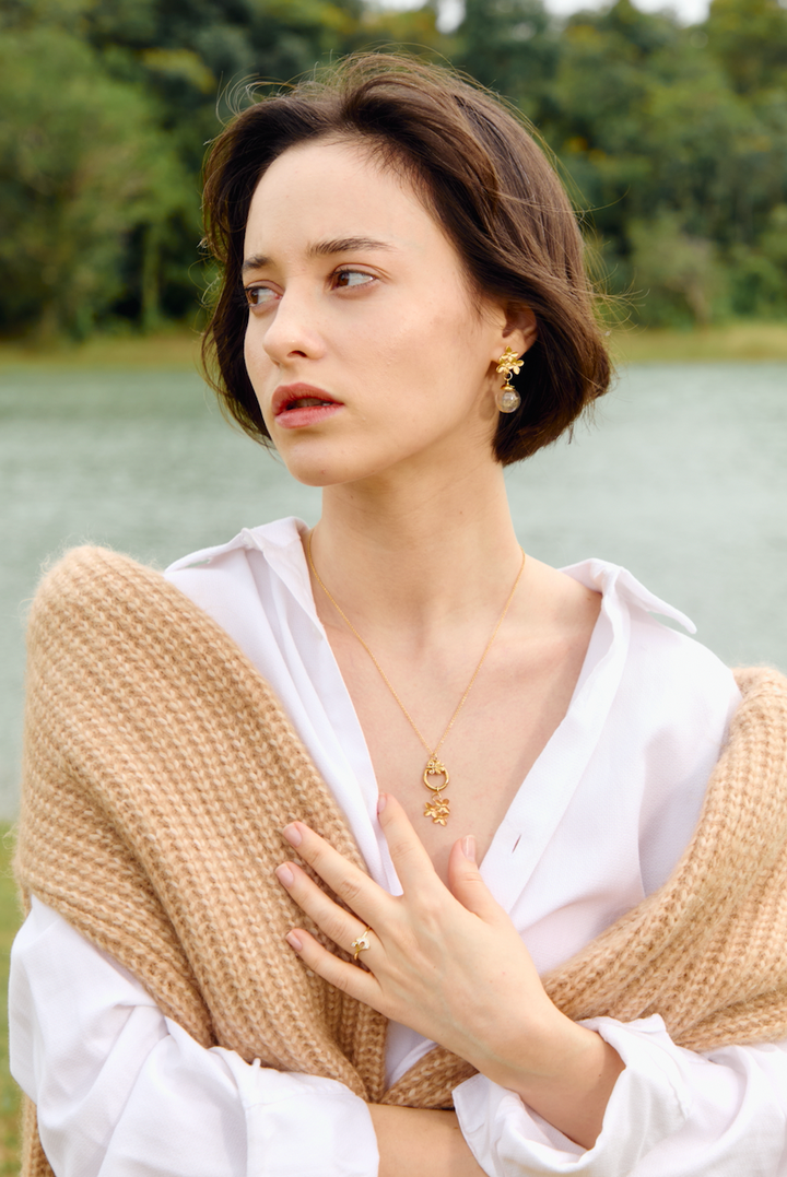 Limited Victoria Lily & King and Queen Necklace, Fall/Winter 2025