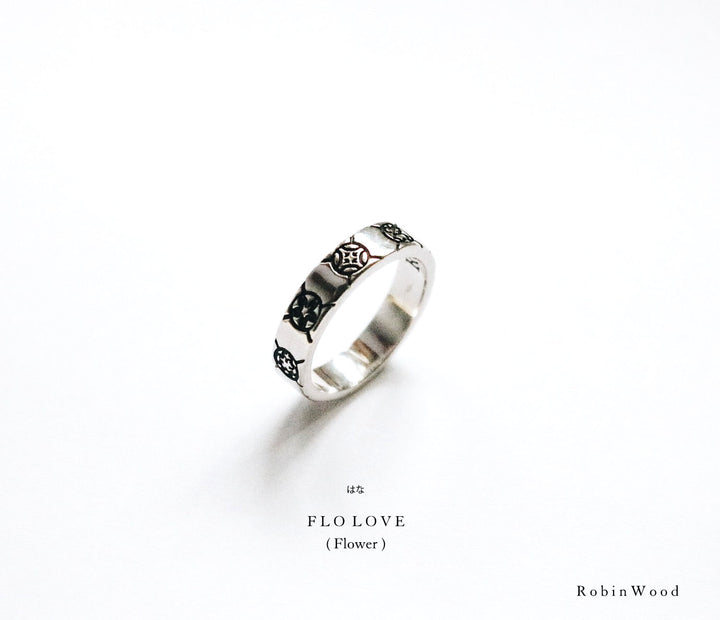 Limited Signature Men Collection's " FLO LOVE " ( Flower ) Ring, Robinwood Masterpieces