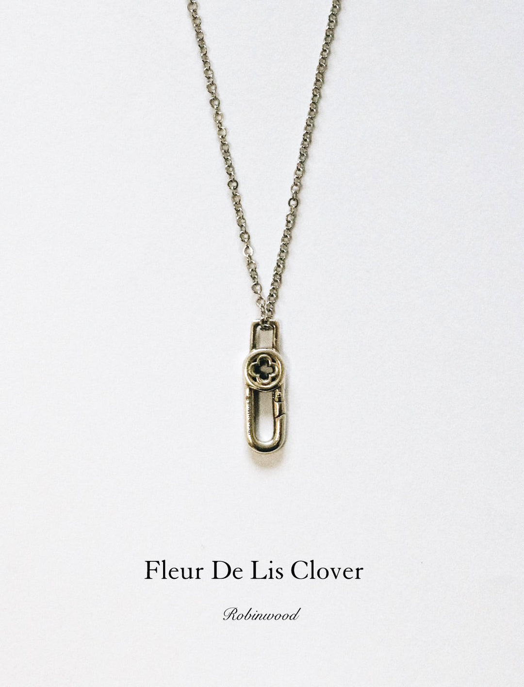" LIMITED COLLECTION'S " FLEUR-DE-LIS CLOVER TOTEM DESIGN, SYMBOL OF LUCKY,ROBINWOOD