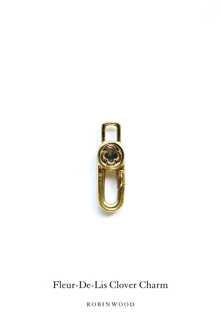 Limited Collection's " Fluer-De-Lis Clover Charm " Open-Close Design, Robinwood Masterpiece