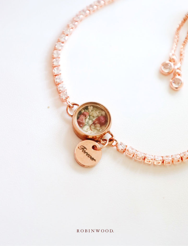 Limited Valentine Collection's " Keepsake Locket & Pink Heather Flower, Memorable Jewelry By RobinWood.