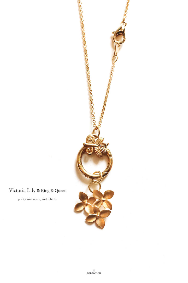 Limited Victoria Lily & King and Queen Necklace, Fall/Winter 2025