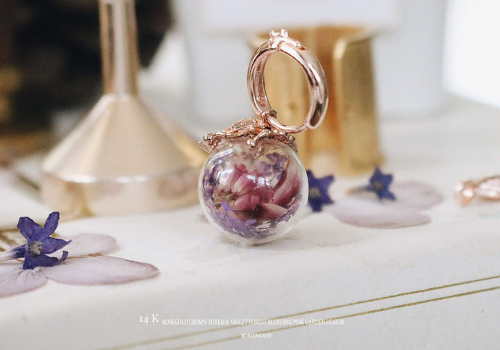 Totem Design " The Story of Berlin Violet Forest & Warm Pink Heather Flower Blending, Robinwood, Masterpieces, Custom Totem