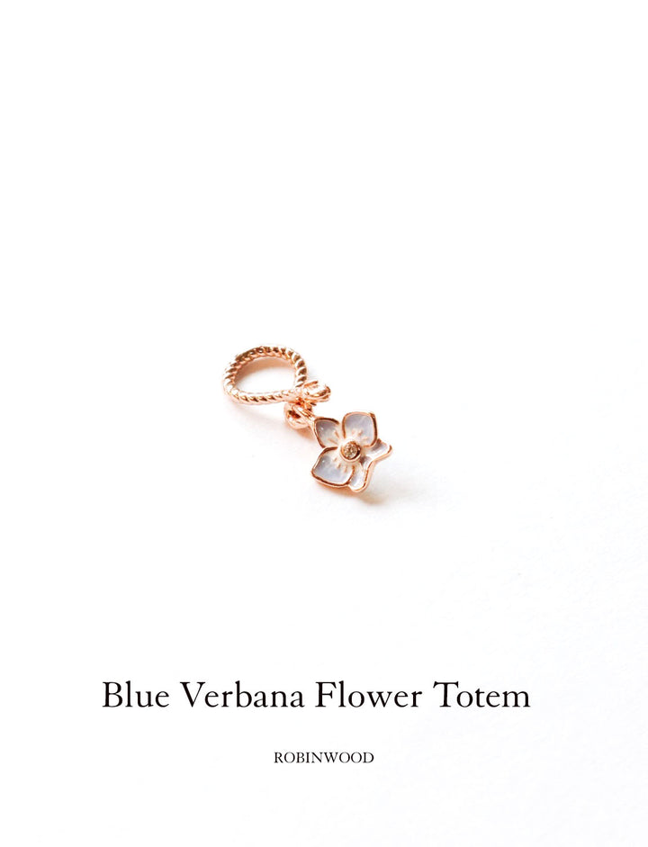 Flower Totem " Blue Verbana Totem ", Robinwood Charm