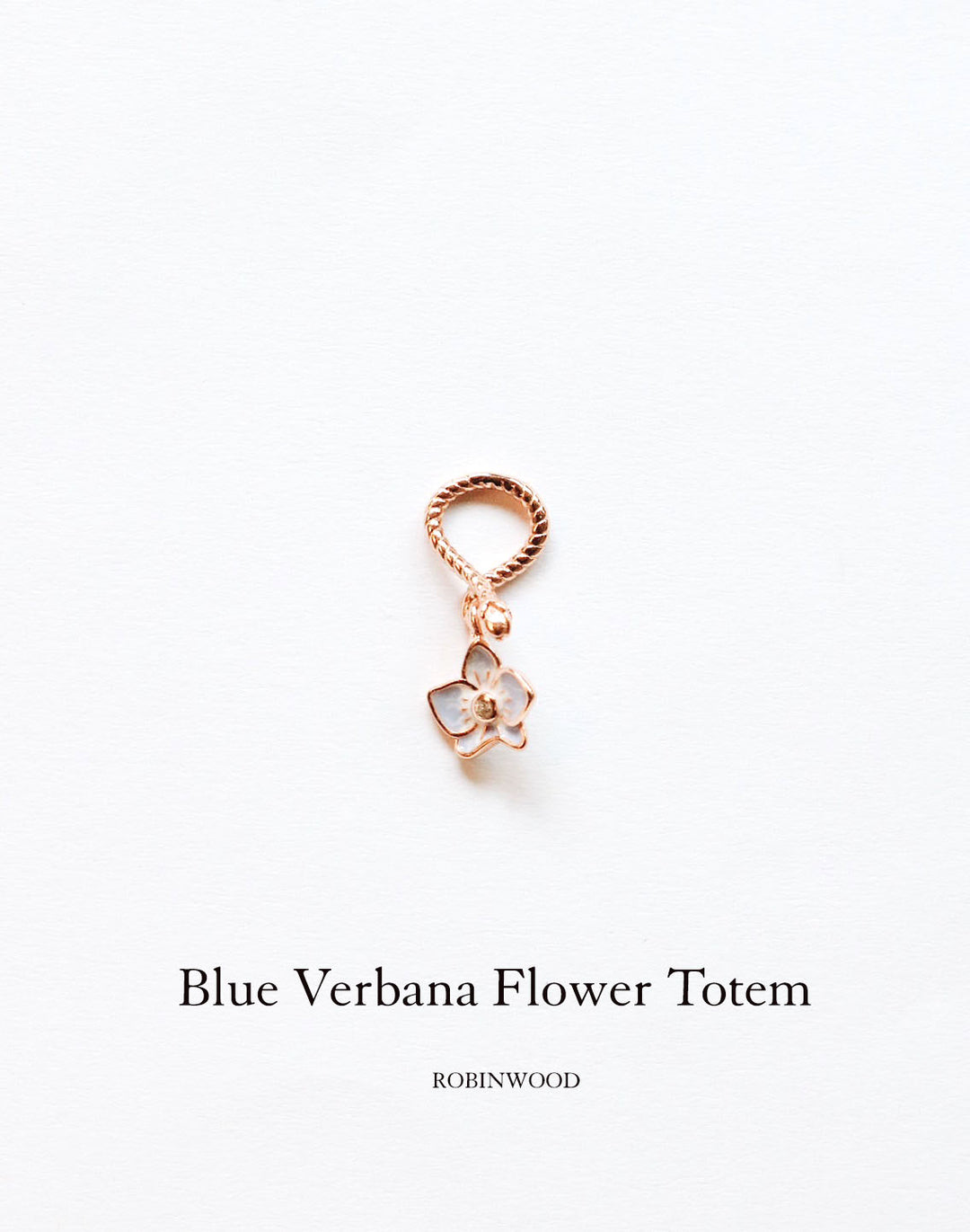 Flower Totem " Blue Verbana Totem ", Robinwood Charm