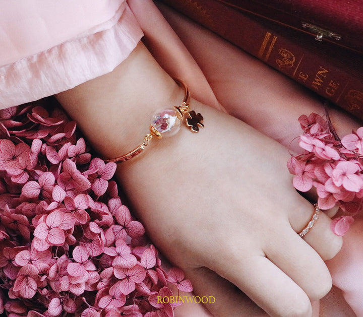 " December Collection " SAKURA Forest Design, Rosegold Cuff Bracelet Design, Robinwood