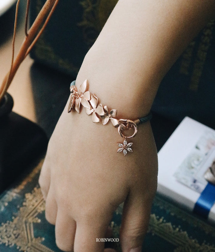 Totem " Swavorski Blossom Rosegold Design", Robinwood