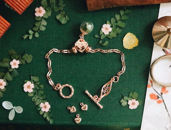Rare Invention, Magnificent Heart Key & Irish Inspiration New Collection's, Robinwood, Yut Sila, Gift for her, only one you desire, Flower art blendning