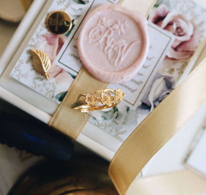 โปรโมชั่นของเดือน, คอลเลกชันมิถุนายนของ "แหวนทองเดซี่, เติมทอง14 K, ปรับขนาดได้, robinwood,