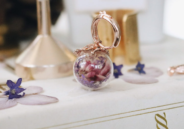 Violet Satin leather &  The Story of Vine Purple forest Garden Design Adjustable Bracelet, Robinwood, Masterpieces