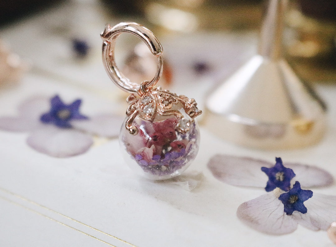 Violet Satin leather &  The Story of Vine Purple forest Garden Design Adjustable Bracelet, Robinwood, Masterpieces
