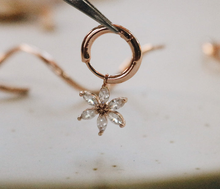 Totem " Swavorski Blossom Rosegold Design", Robinwood