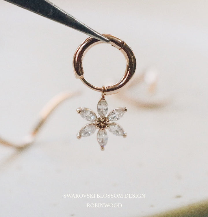 Totem " Swavorski Blossom Rosegold Design", Robinwood