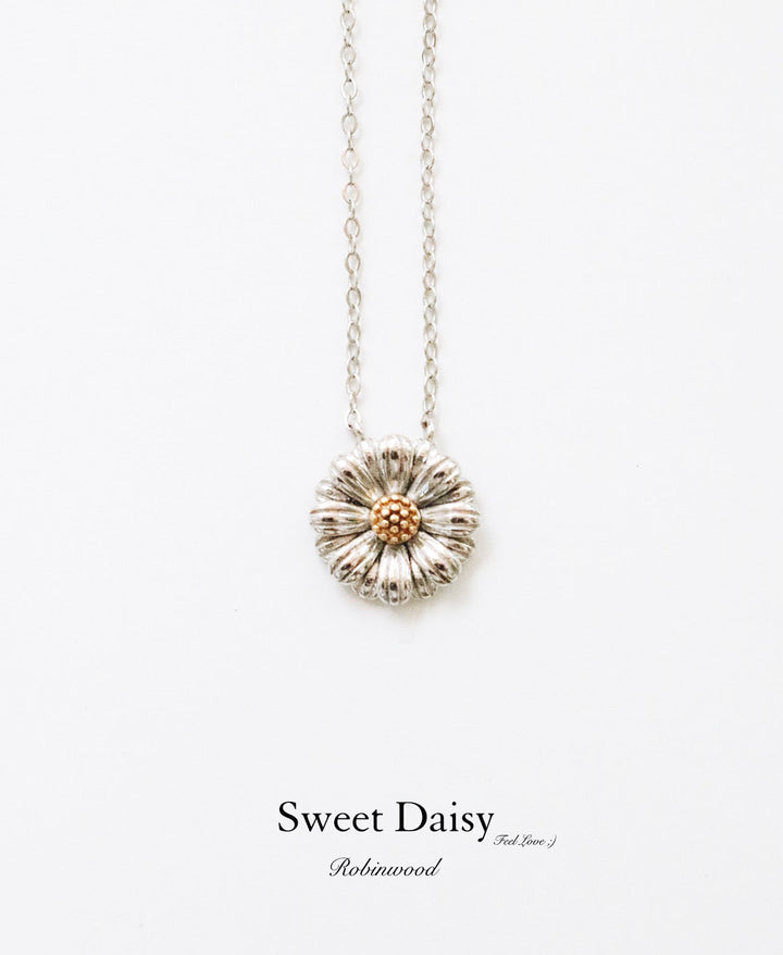 " Limited Couple Collection's " Sweet Daisy Necklace , Robinwood Series