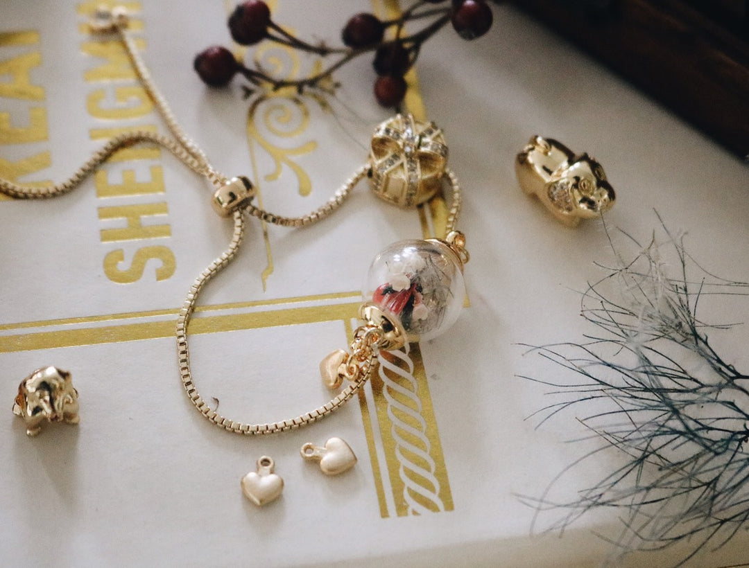 14 K Gold " Chritmas December Memory " Snake Adjustable  Chain, Memory of Christmas eve , Rbinwood, gift for her, ของขวัญวันคริสมาสต์