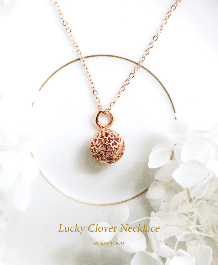 " Limited Series " Lucky Clover Necklace, Robinwood, Limited 88 Pieces