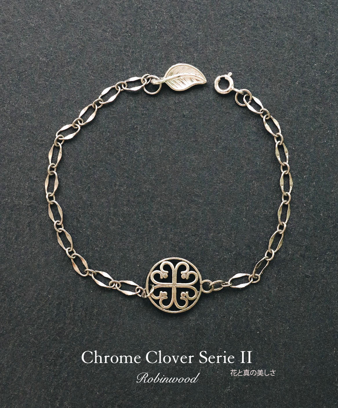 " Men Limited Collection's " Chrome Clover Bracelet Series II , 2022 Award Design, By Robinwood