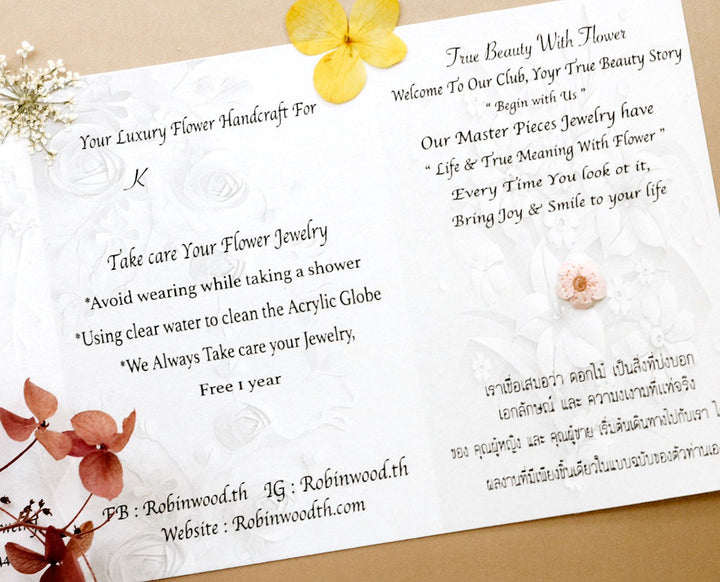 " Limited Valentine Collection's " Golden Rose Series, Robinwood
