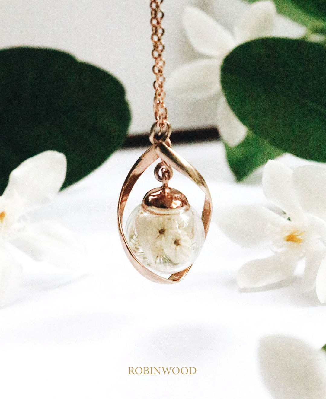 "Mother's Day" Collection Limited, " Jasmine Love & Infinity Necklace, Robinwood