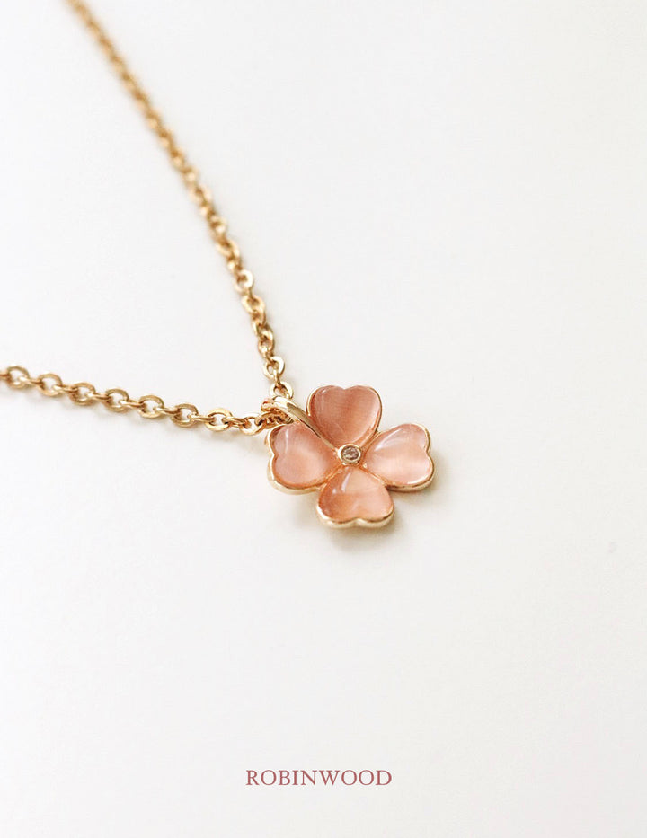 Limited Collection " Rose Quartz Clover " Series, Robinwood Masterpieces
