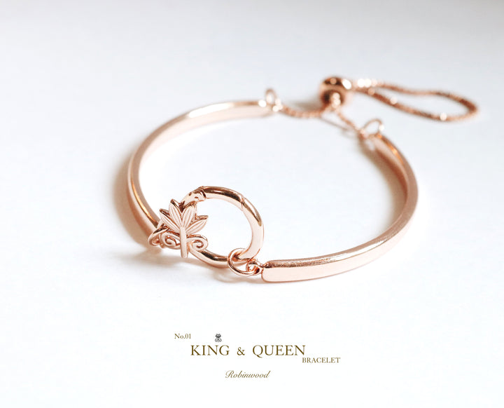 " Limited Collection's "  King & Queen Rose Gold Bracelet, 2023 Award Design, By Robinwood