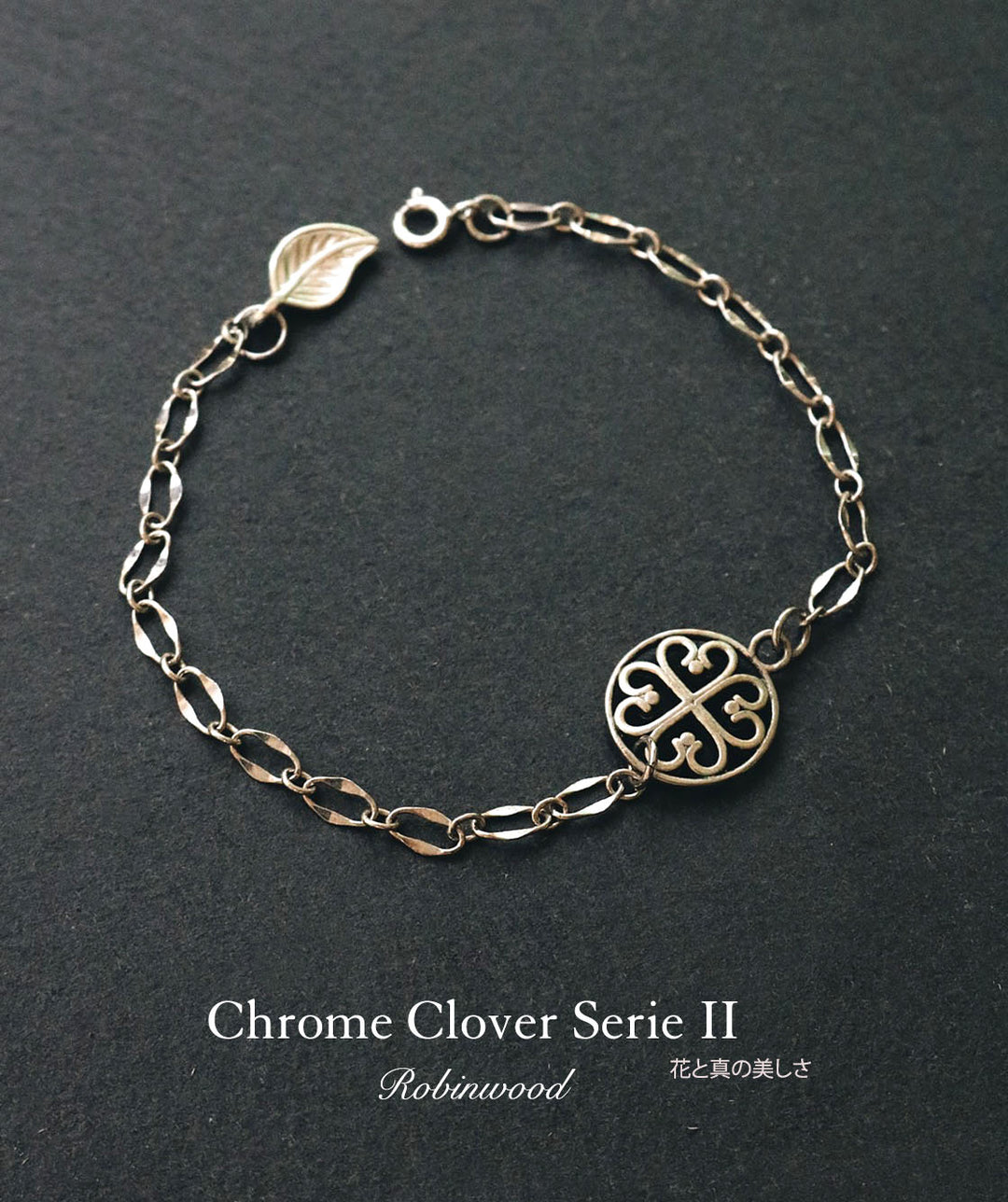 " Men Limited Collection's " Chrome Clover Bracelet Series II , 2022 Award Design, By Robinwood