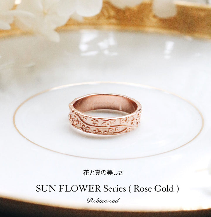 Limited Collection's " Japan Sun Flower ", Pink Gold,The Story Of Pure Love, Robinwood Masterpieces