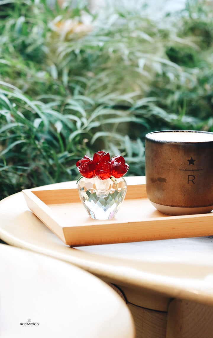 Pre-order  Limited Valentine : Austin Red Rose Crystal, SS26