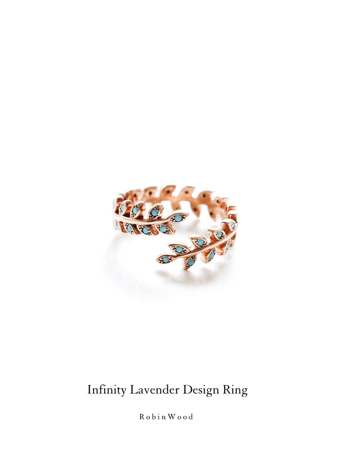 Limited Collection's " Infinity Lavender Ring Design, Robinwood Masterpieces