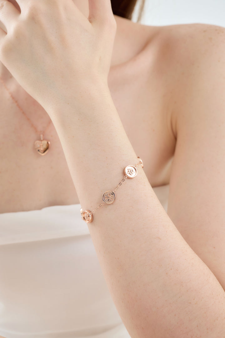 Fine Jewelry Collection's " Vintage Love Camelia Bracelet " TailorMade