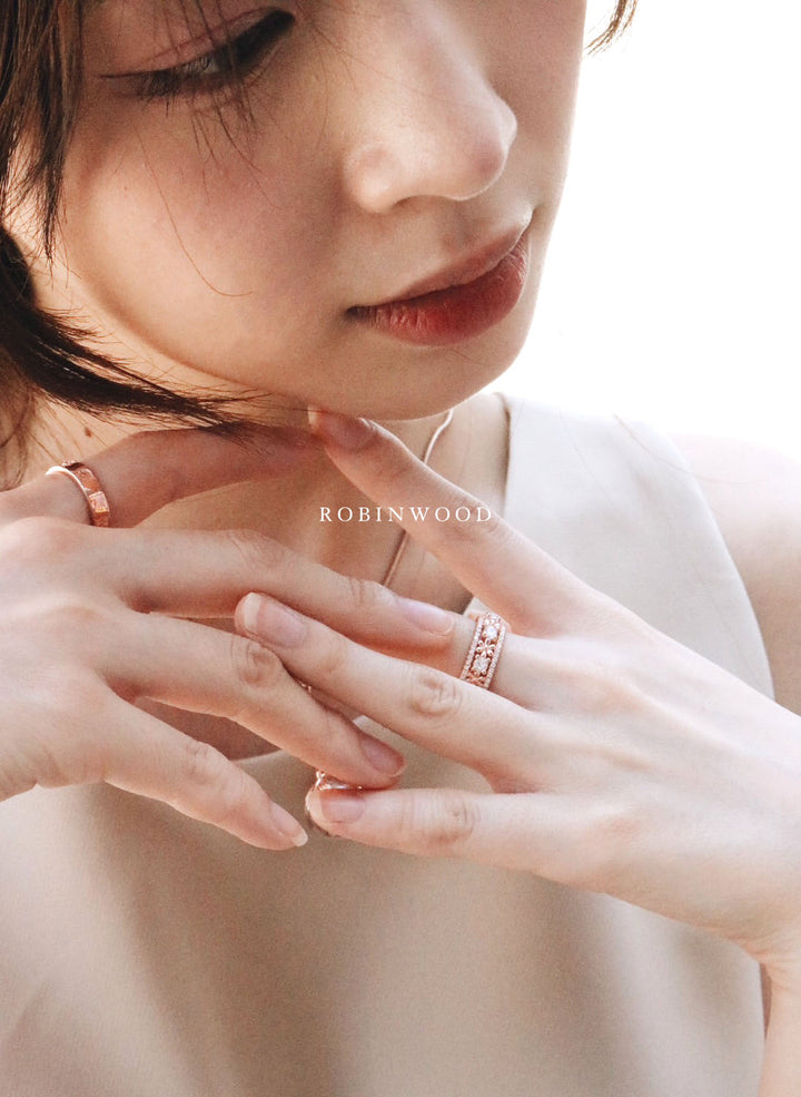 Limited Collection's " Daisy Snowflake Rose Gold Ring, Masterpieces, Robinwood