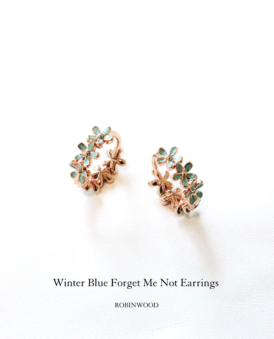Limited Collection's " Winter Forget Me Not Earrings ", Robinwood, Masterpieces