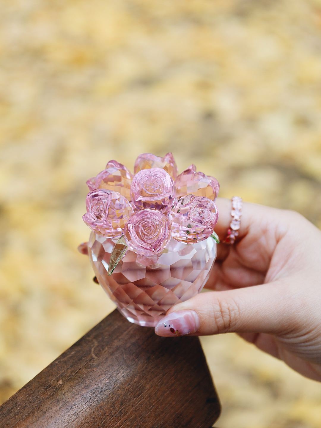 Pre-order Limited Valentine : Austin Pink Rose Crystal, SS26