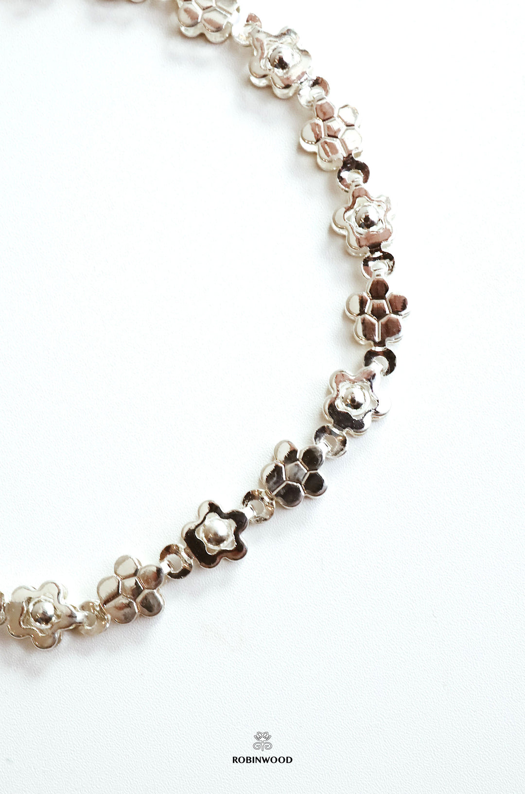 Daisy Collection SS26 Autumn Daisy Bracelet Silver 92.5 Stack, Masterpieces