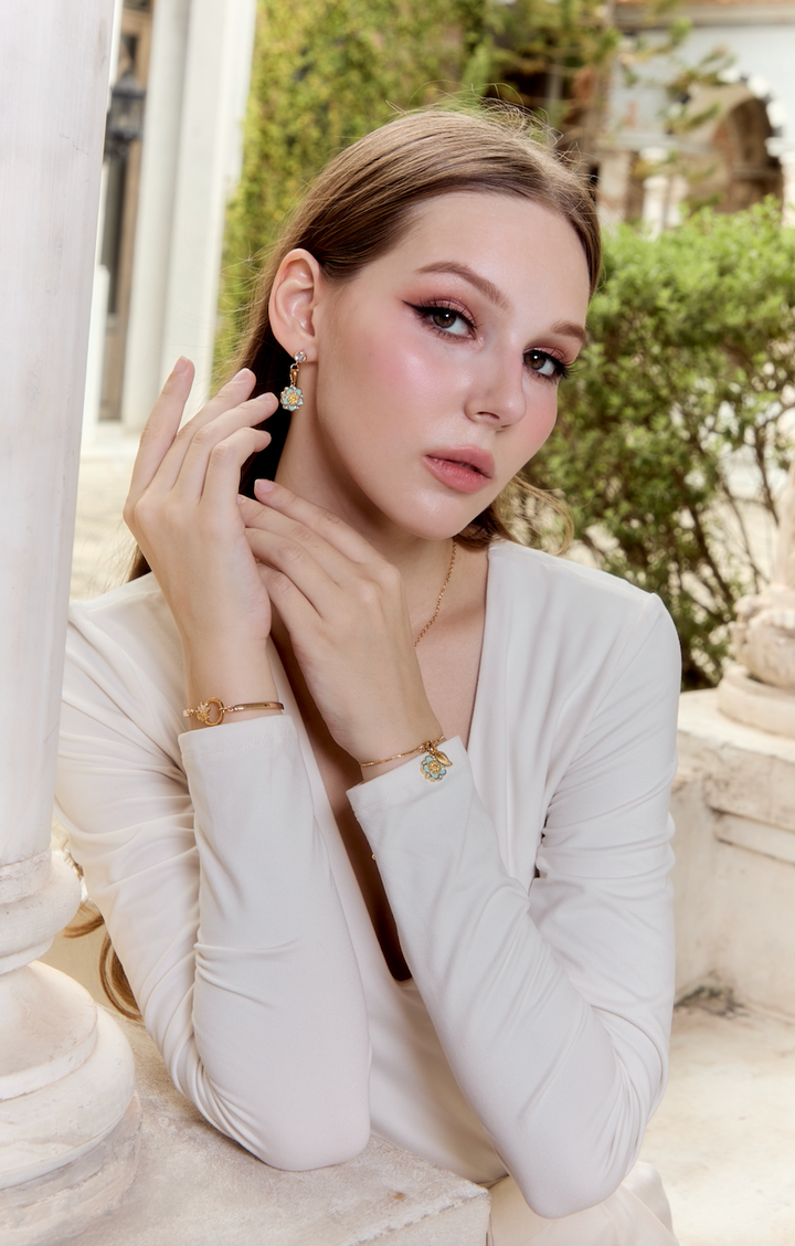 " Limited Collection's "  Memorable Forget Me Not Signature Bracelet, Adjustable Size 13 - 19 CM