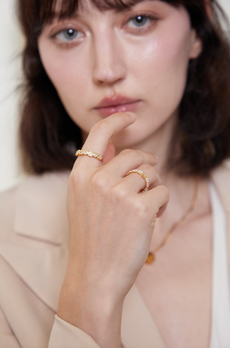 Valentine Limited Set " Austin Rose Set (  Ring + Earrings )