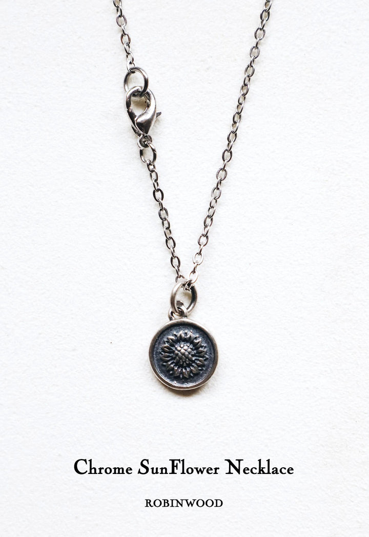 Limited Men Collection's " Chrome Sun Flower Necklace Design, Men Series