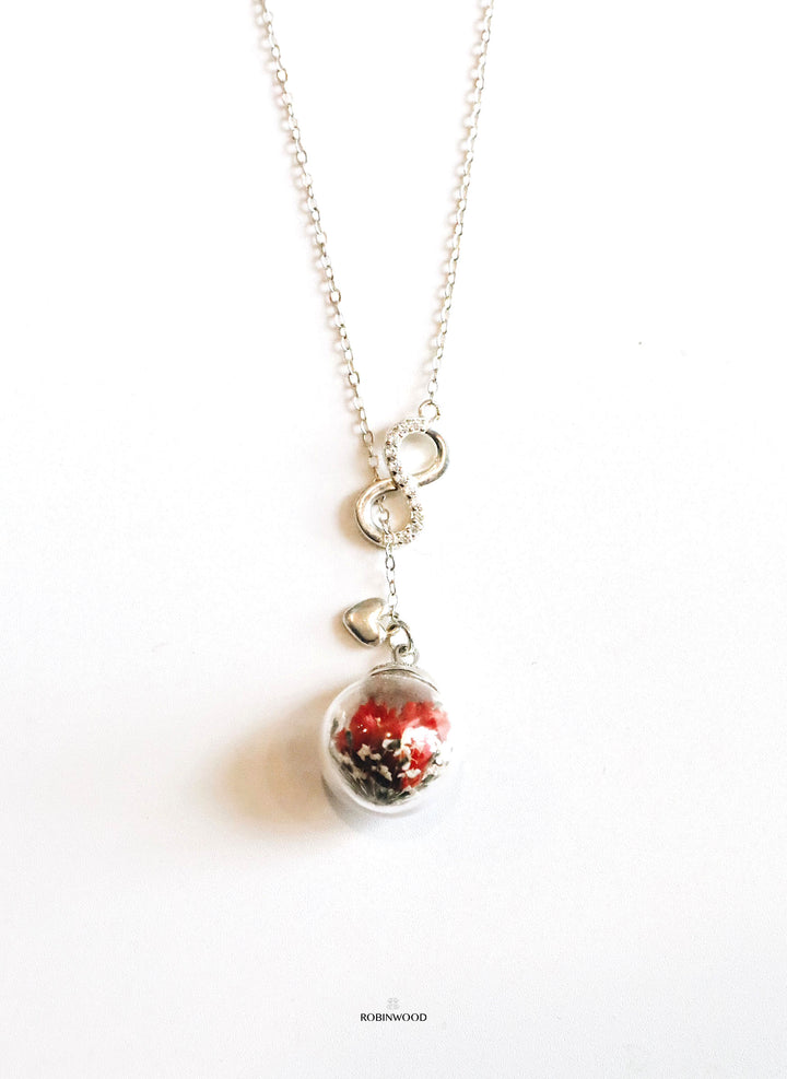 Limited Valentine Collection's English Austin Rose Necklace