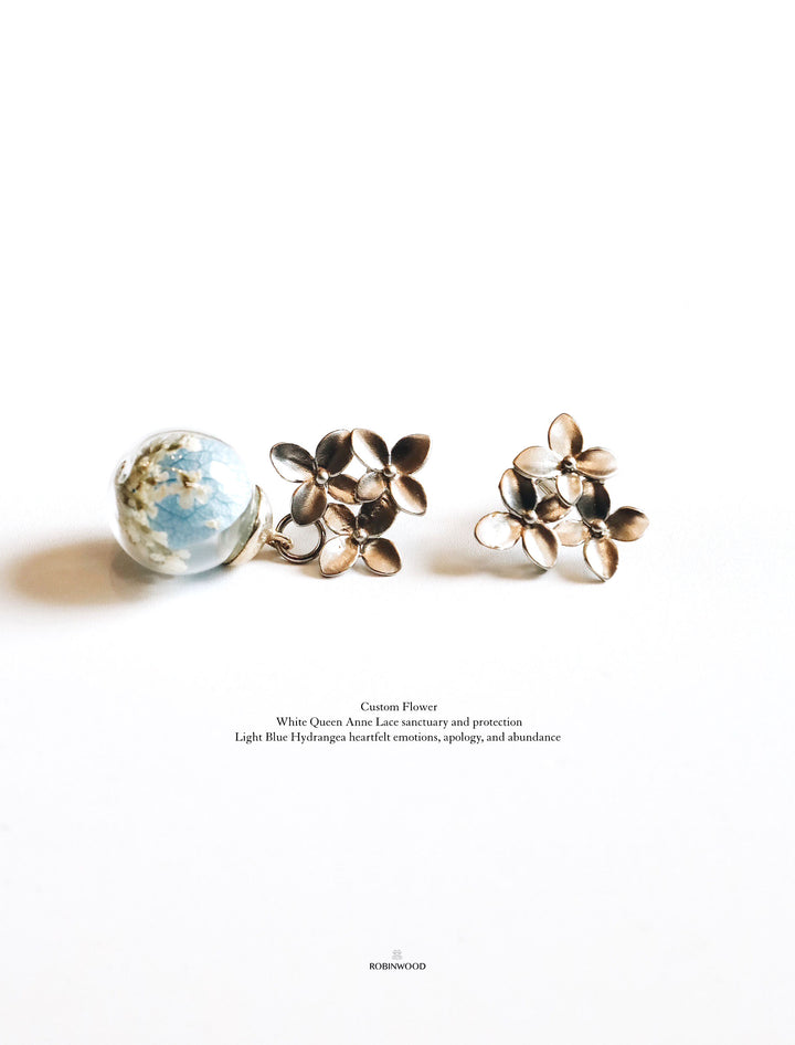Limited Sterling Silver Victoria Lily Earrings, Fall/Winter 2025