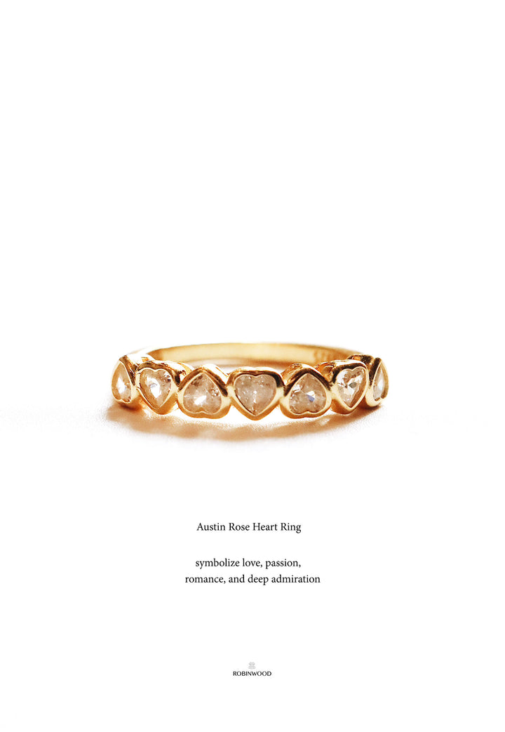 Limited Valentine SS26 : Austin Rose Heart Ring, Vintage By RBW
