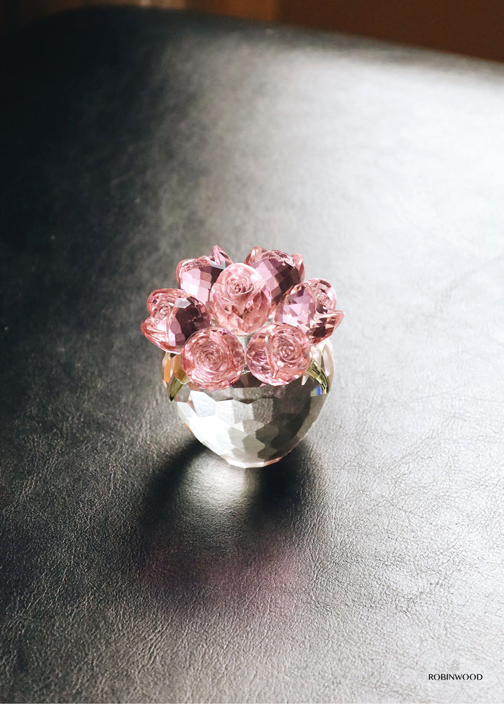 Limited Valentine : Austin Pink Rose Crystal, SS26