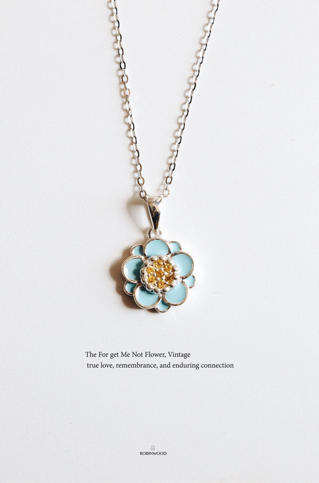 " Limited Collection's "  Memorable Forget Me Not Signature Necklace
