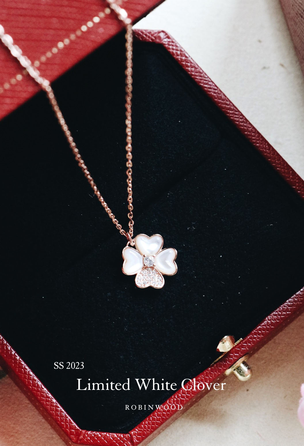 Limited Collection's " Swarovski White Clover " , Robinwood, Masterpieces Design