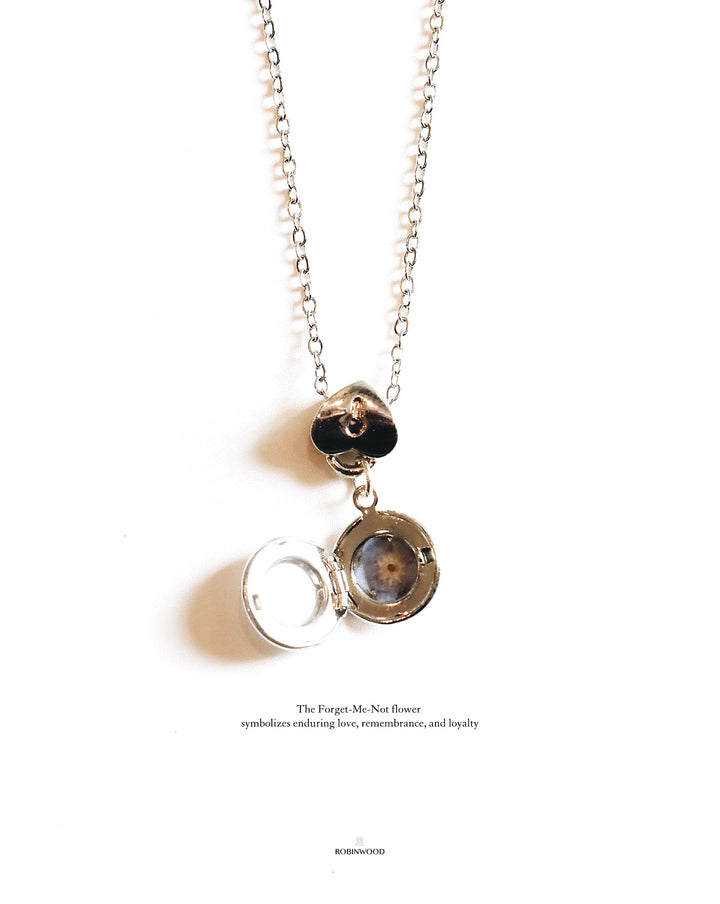 " Engraved Memorable Locket " 2025 Collection, 92.5 K Sterling Silver Solider Chain, Robinwood