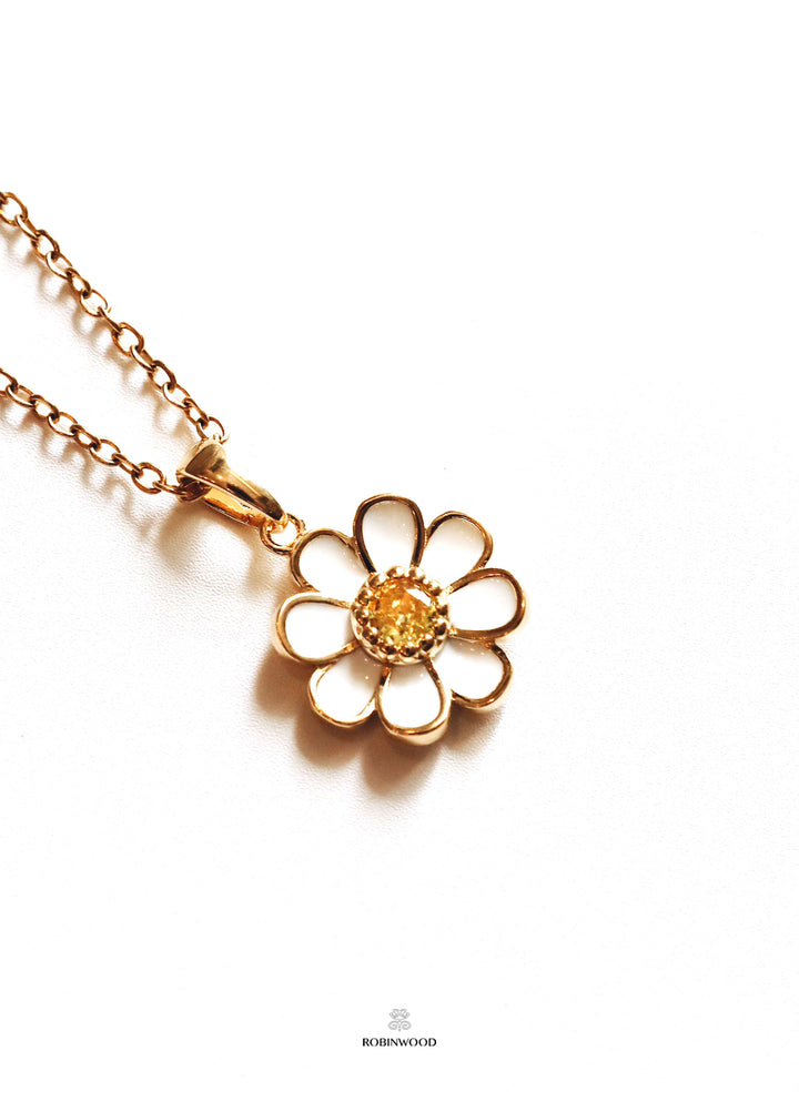 Limited Daisy Collection's : Lucky Daisy Signature Necklace, Robinwood Masterpieces