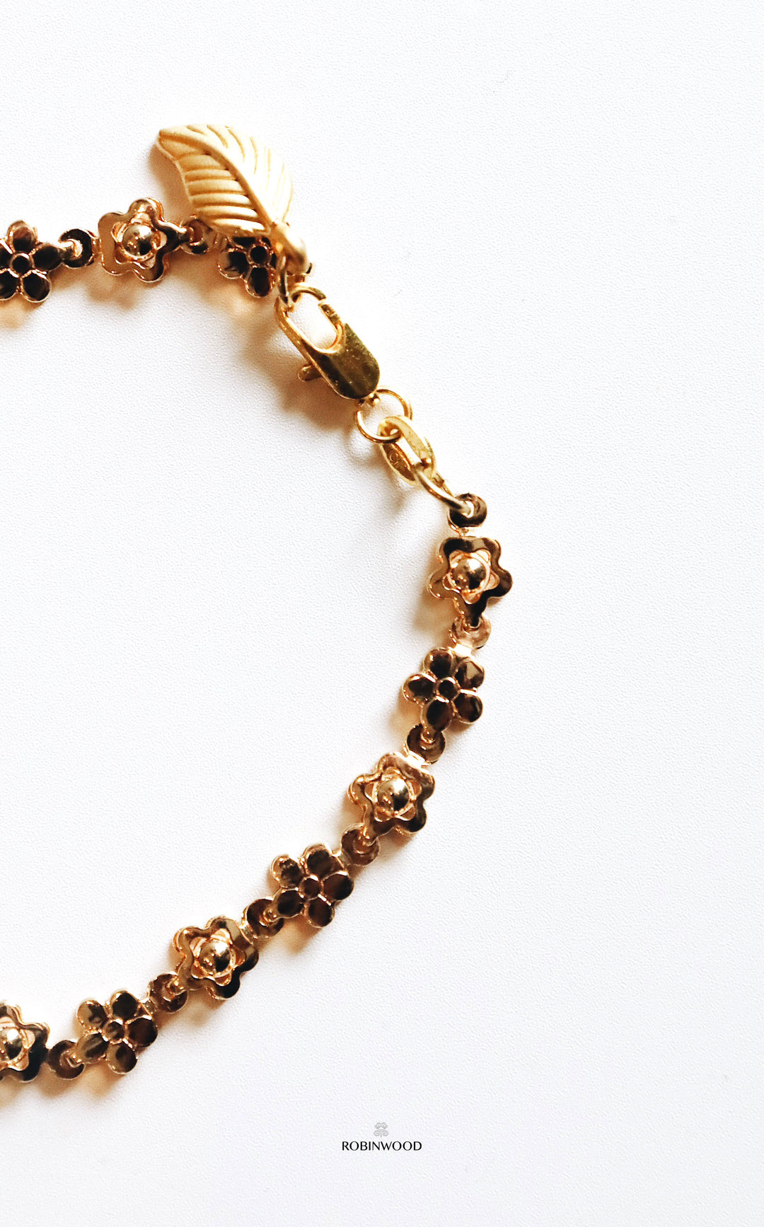 " Limited Collection " Autumn Daisy Gold Bracelet, Robinwood Masterpieces