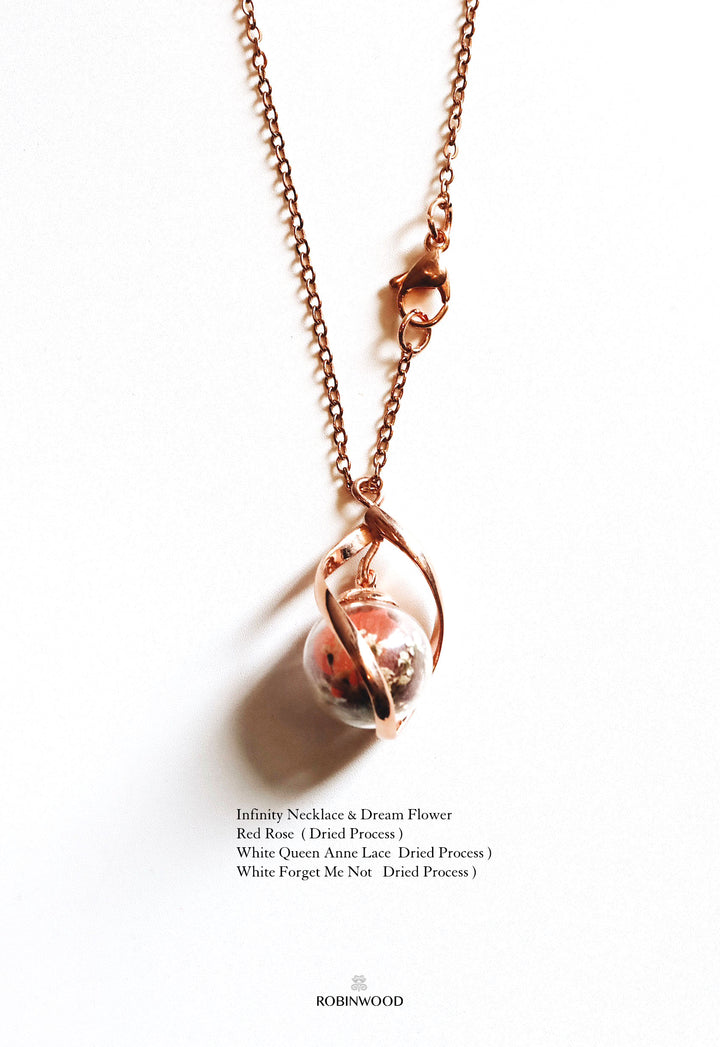 JULY EDITION " Dream Flower & Infinity Necklace Design